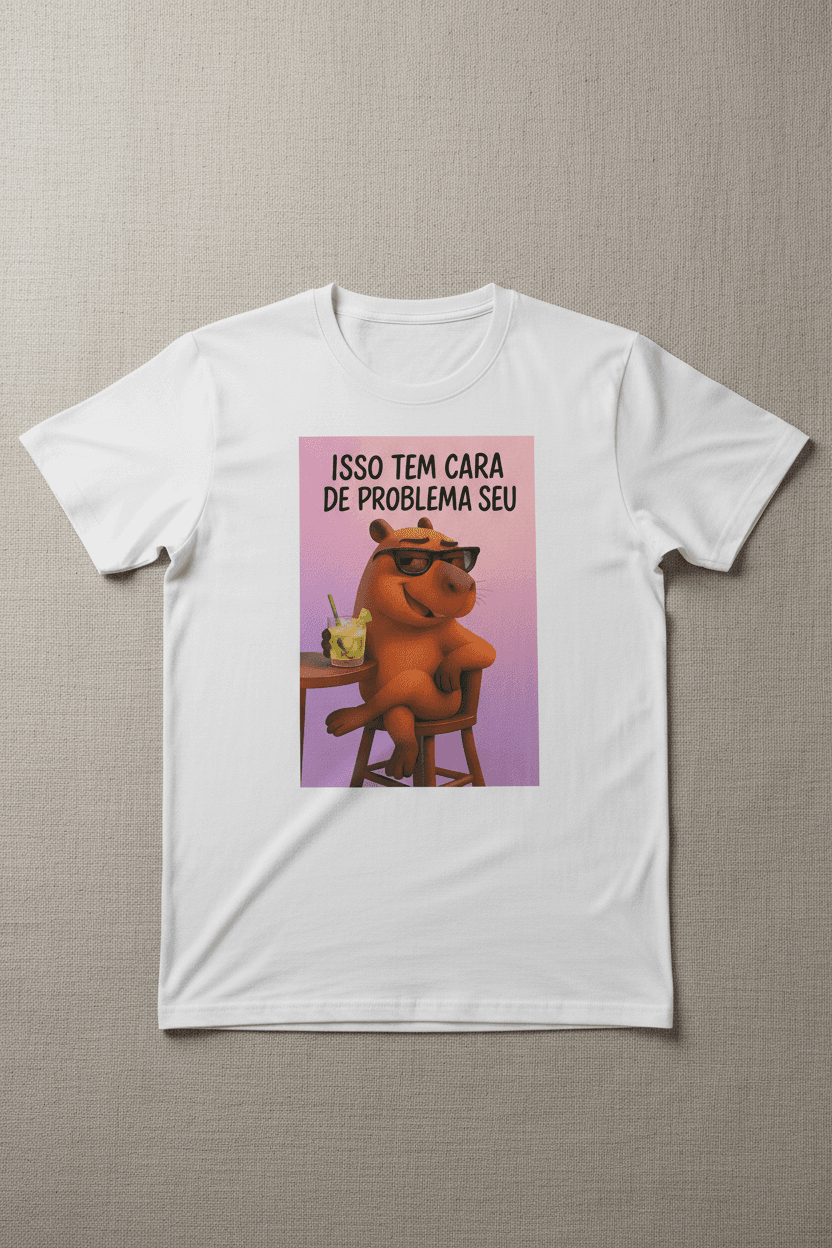 Capivara fashion: conforto e estilo natural
